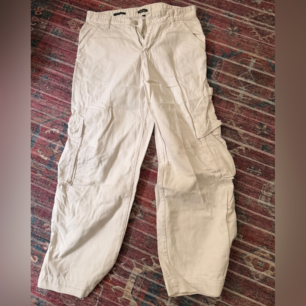 White cargo jeans size 8/R